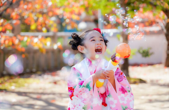 七五三の記念撮影は子どもが笑顔のお写真を | 東広島の写真館・designer's studio SumiCa